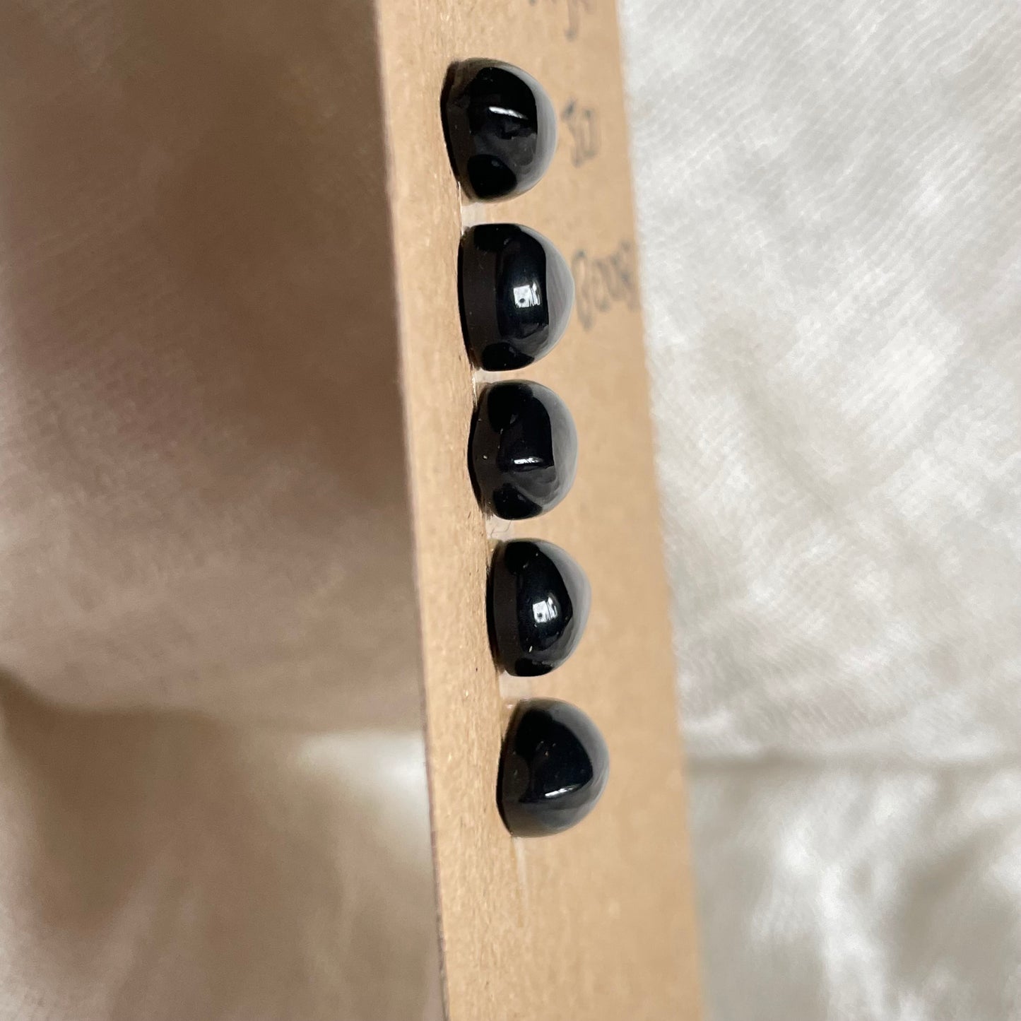 Black Onyx - Cabochon - B008 ABCAC00B-9503-4851-B223-1984648F08B4 Brandedandwild.com