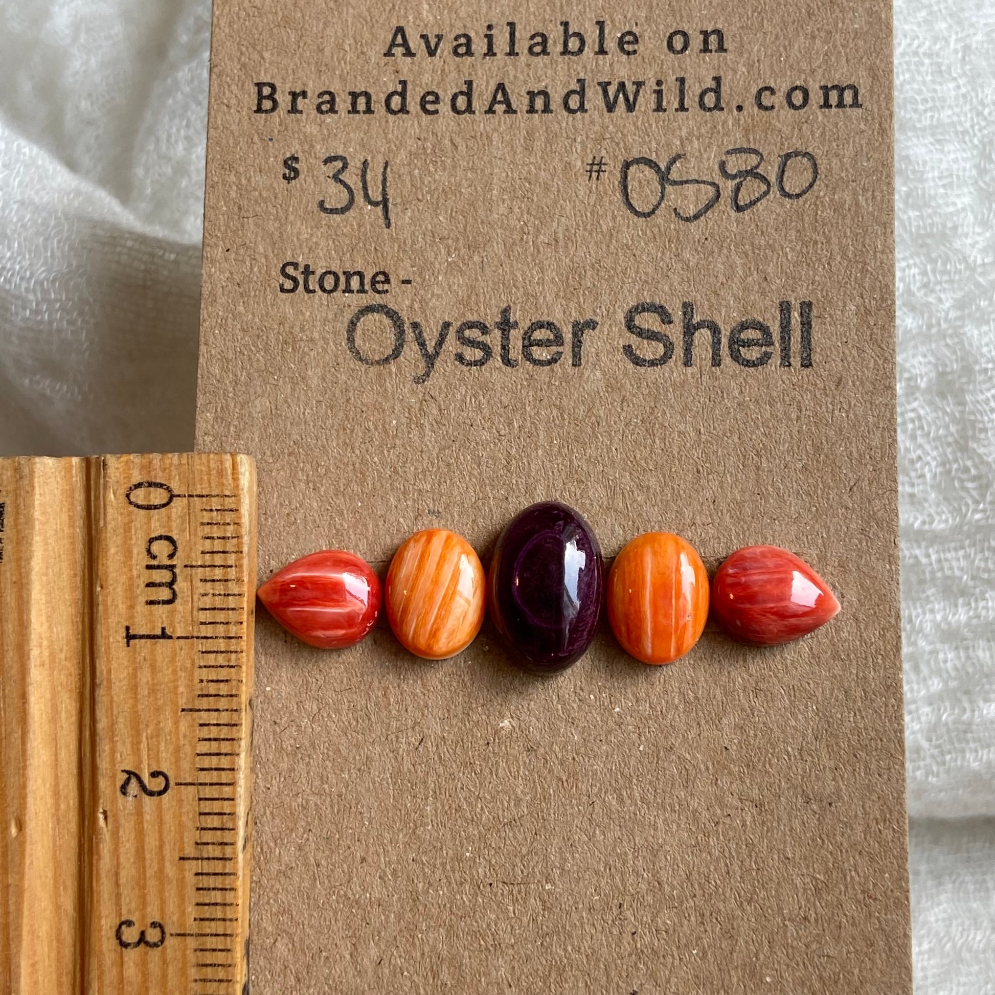 Oystershell Cabochon - OS80 ABD59BCC-136A-449F-8038-2B97487A27F1 Brandedandwild.com