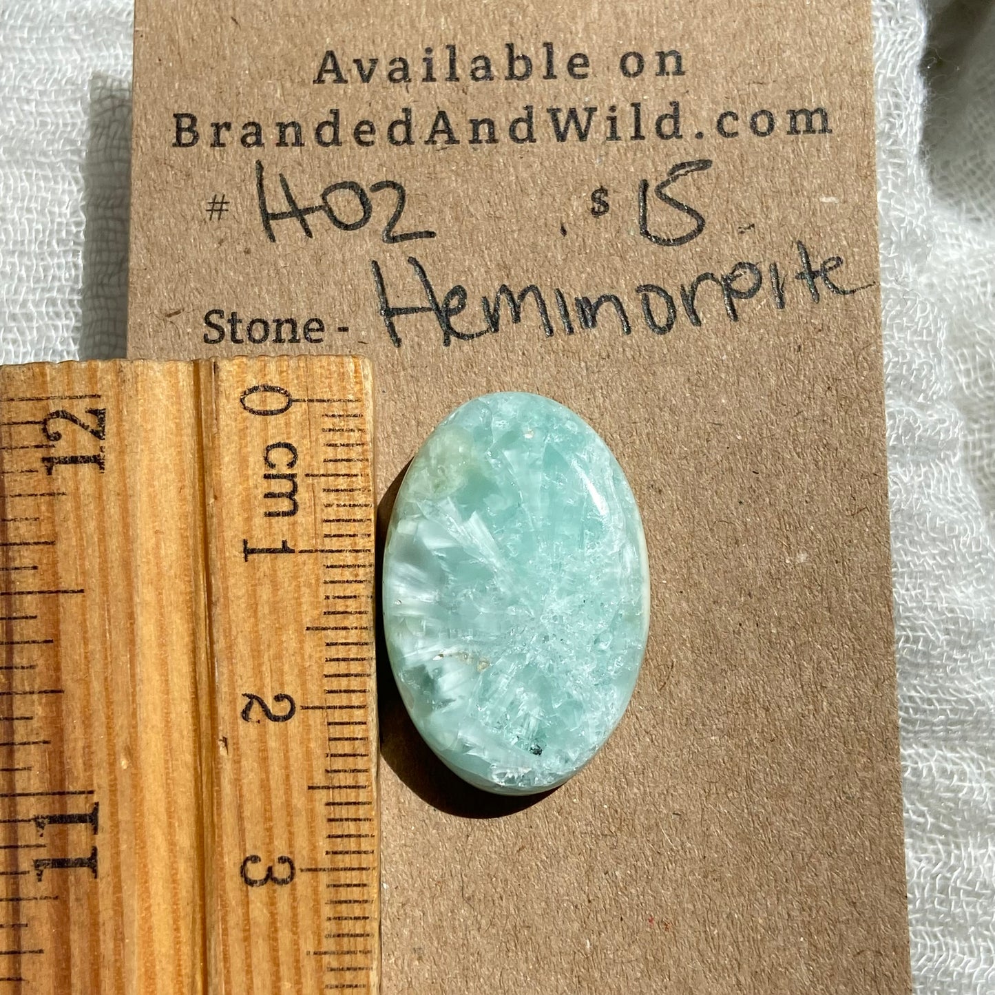 Hemimorite Cabochon - H02