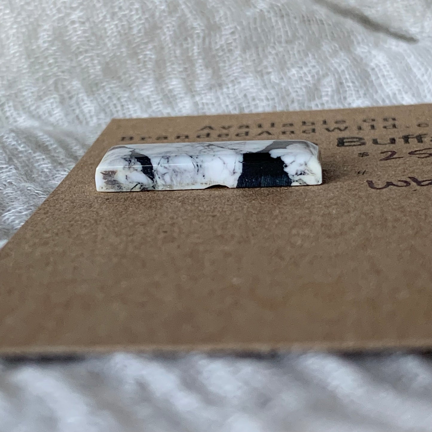 White Buffalo Cabochon - WB112