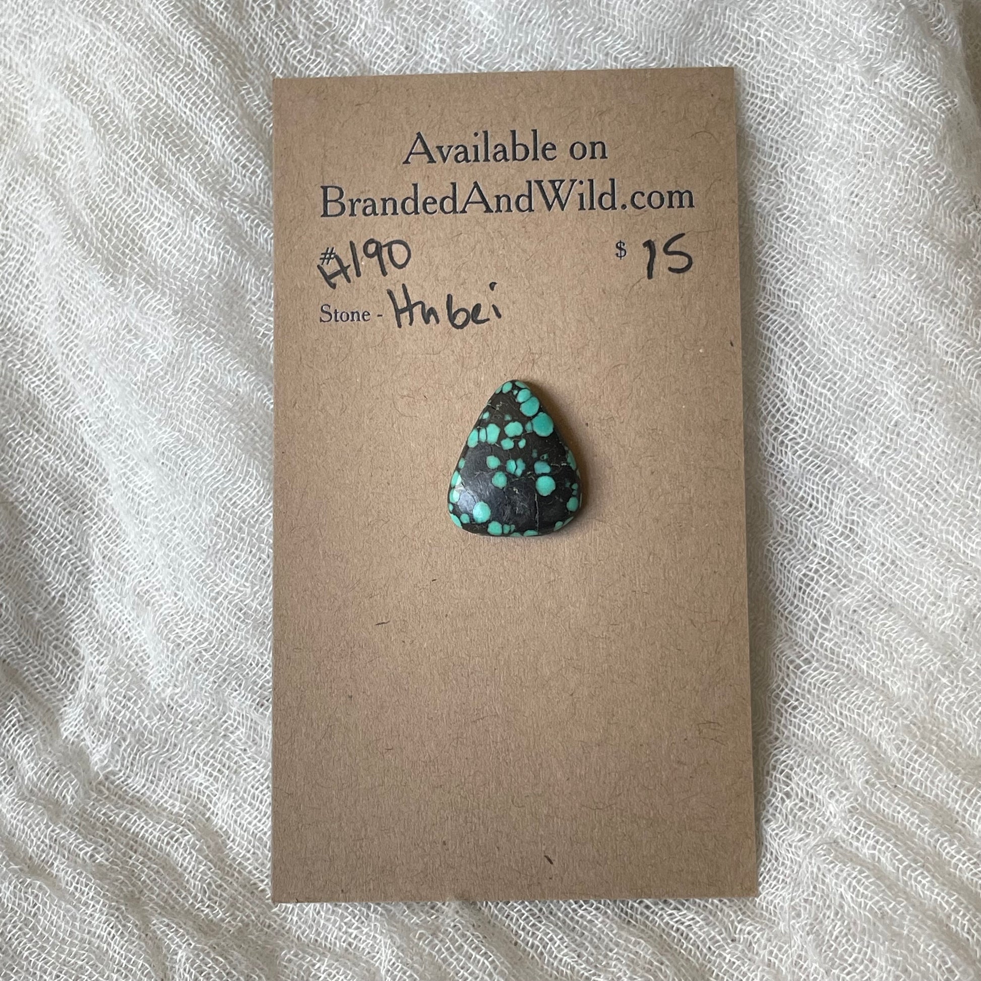 Hubei Turquoise Cabochon - H190 AC298F07-31C1-4093-9ECC-494F5878A1F9 Brandedandwild.com