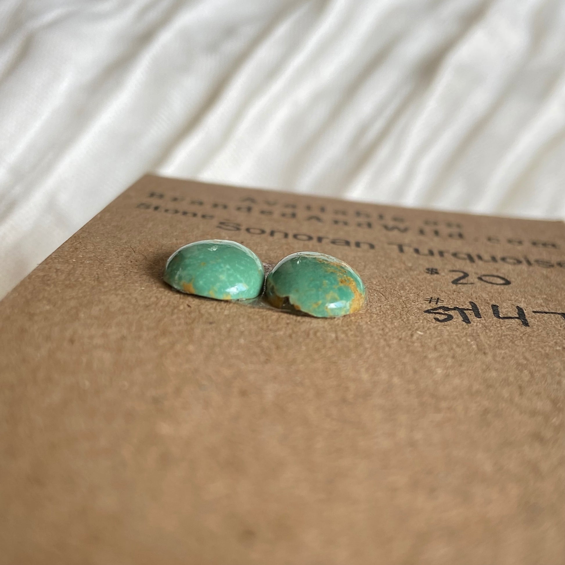 Sonoran Turquoise Cabochon - ST147 AC2A2E90-8E9E-4250-BC10-7C291B4D6C85 Brandedandwild.com