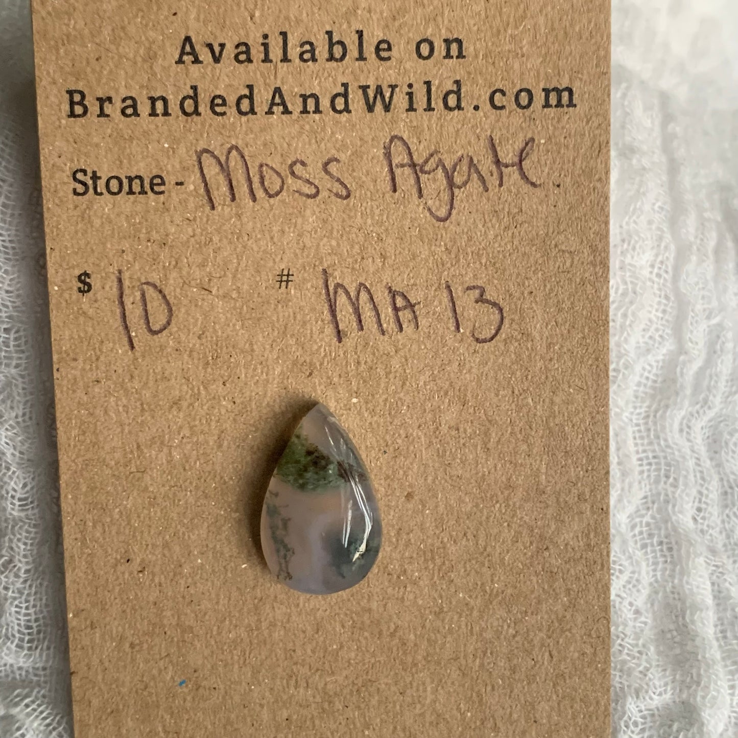 Moss Agate Cabochon- MA13