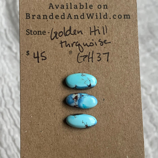 Golden Hill Turquoise Cabochon - GH37