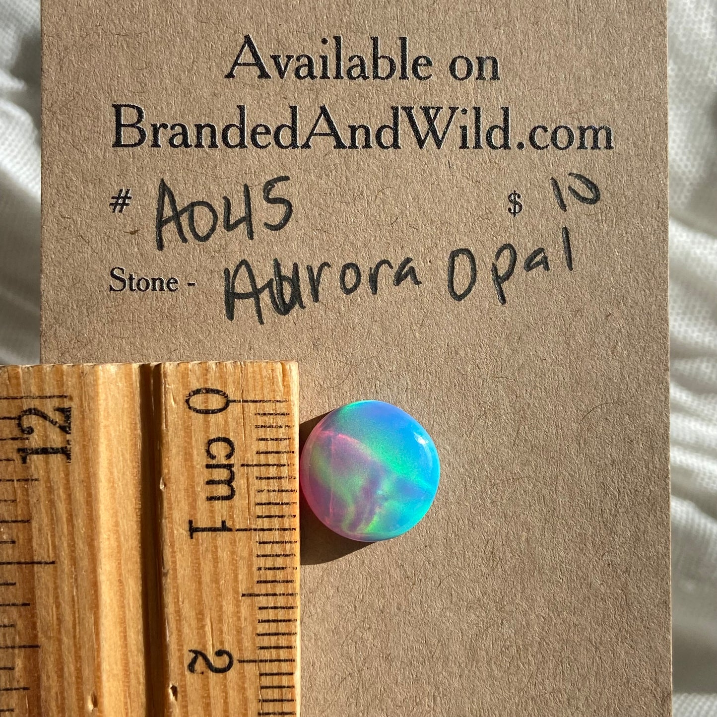Aurora Opal Cabochon - A045 AC7FF557-B6E1-4F90-9CB3-FE03DBC2A1ED Brandedandwild.com
