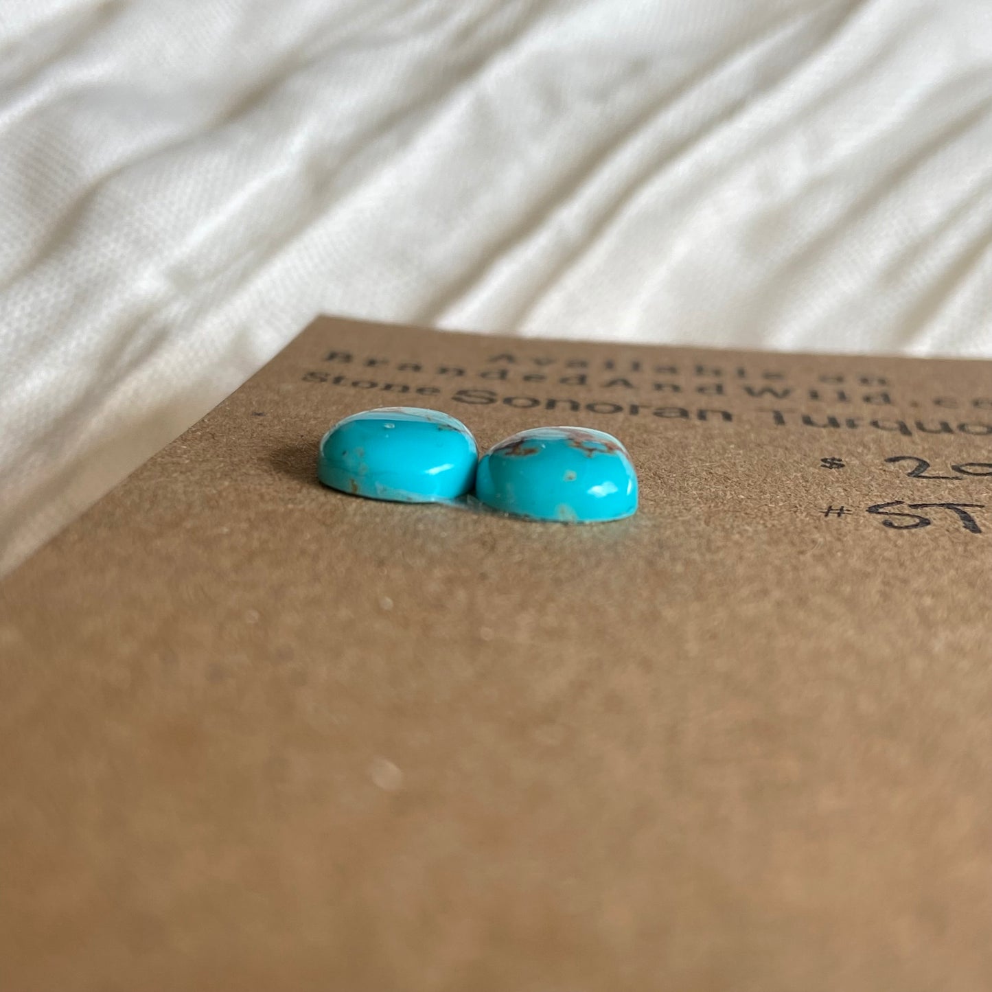 Sonoran Turquoise Cabochon - ST128 AC8E6878-75AB-4262-A015-23BBD8890EE5 Brandedandwild.com