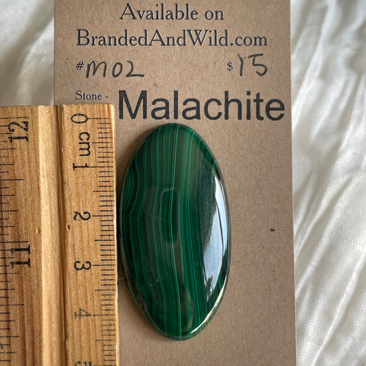 Malachite Cabochon - M02 AC96AB2A-DEFF-4220-9569-F5B9F8AB4AE6 Brandedandwild.com