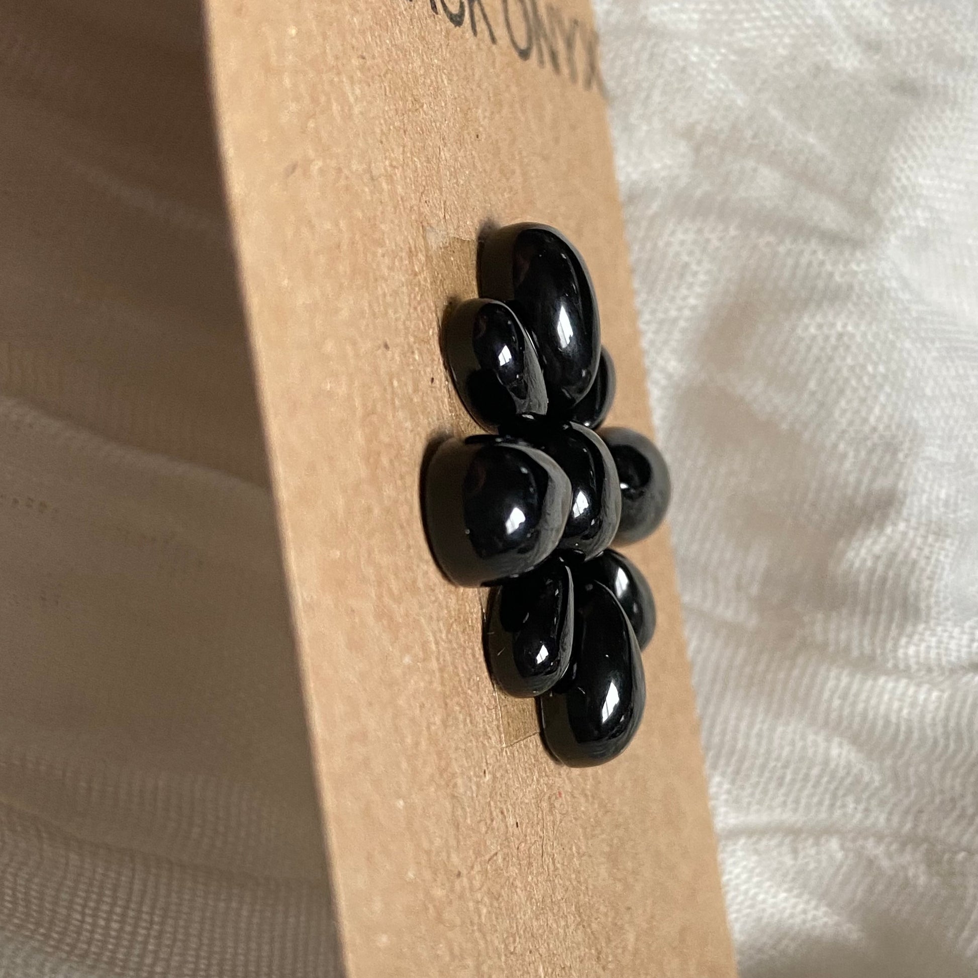 Black Onyx - Cabochon - B025 AC9D77DC-3B7D-4A9B-900C-DE5B1D929CC4 Brandedandwild.com