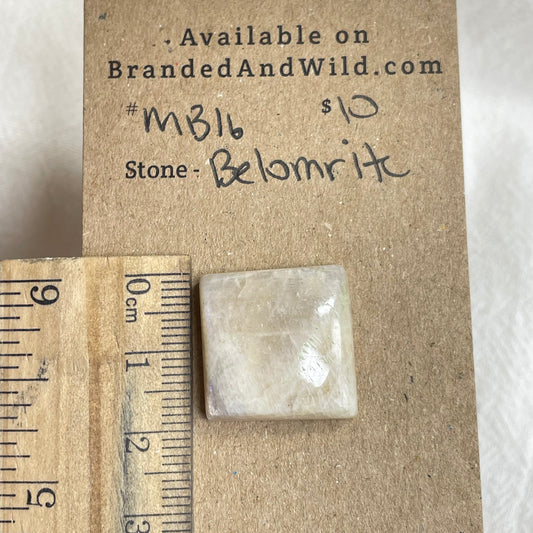 Belomrite Moonstone Cabochon - MB16 ACABF60A-E7D3-4145-ACC7-113F4E80606B Brandedandwild.com