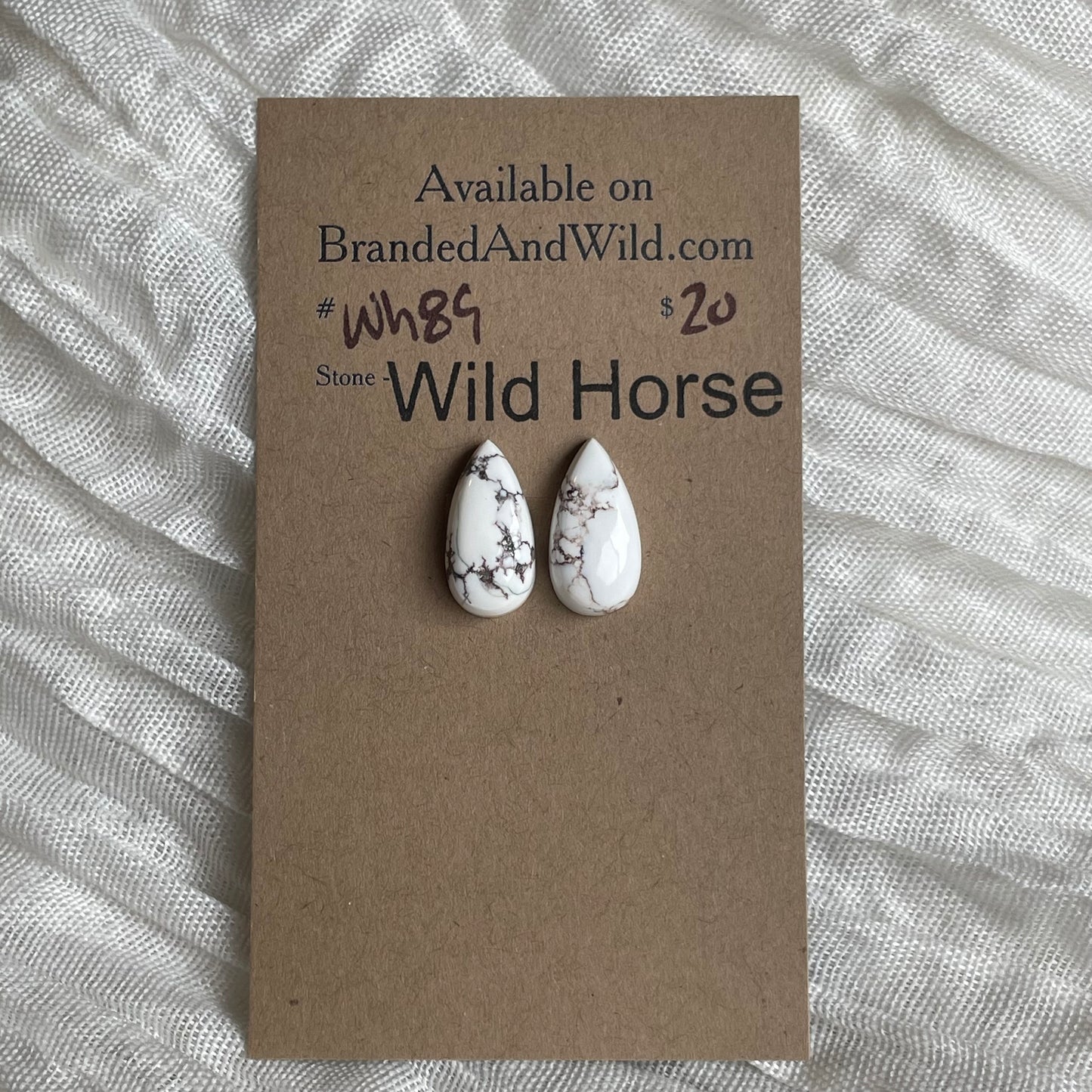 Wild Horse Cabochon - WH89 ACD38080-0A1A-48A3-977B-83C51859F47D Brandedandwild.com