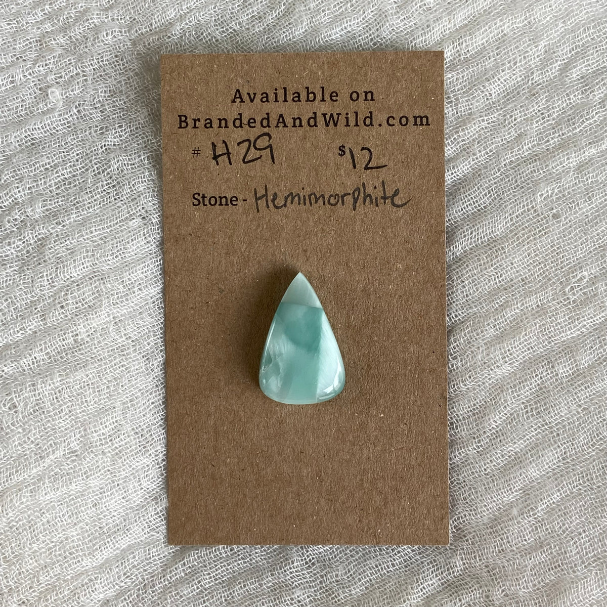 Hemimorite Cabochon - H29