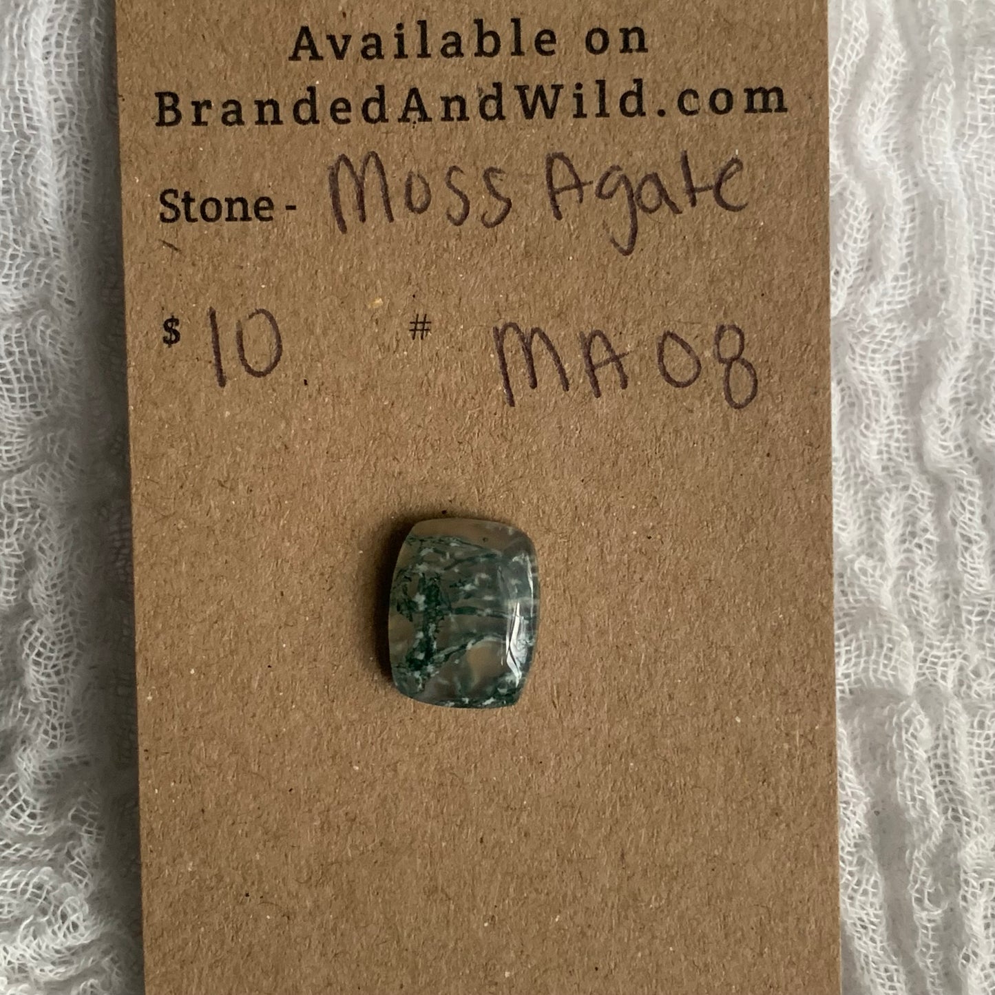 Moss Agate Cabochon- MA09