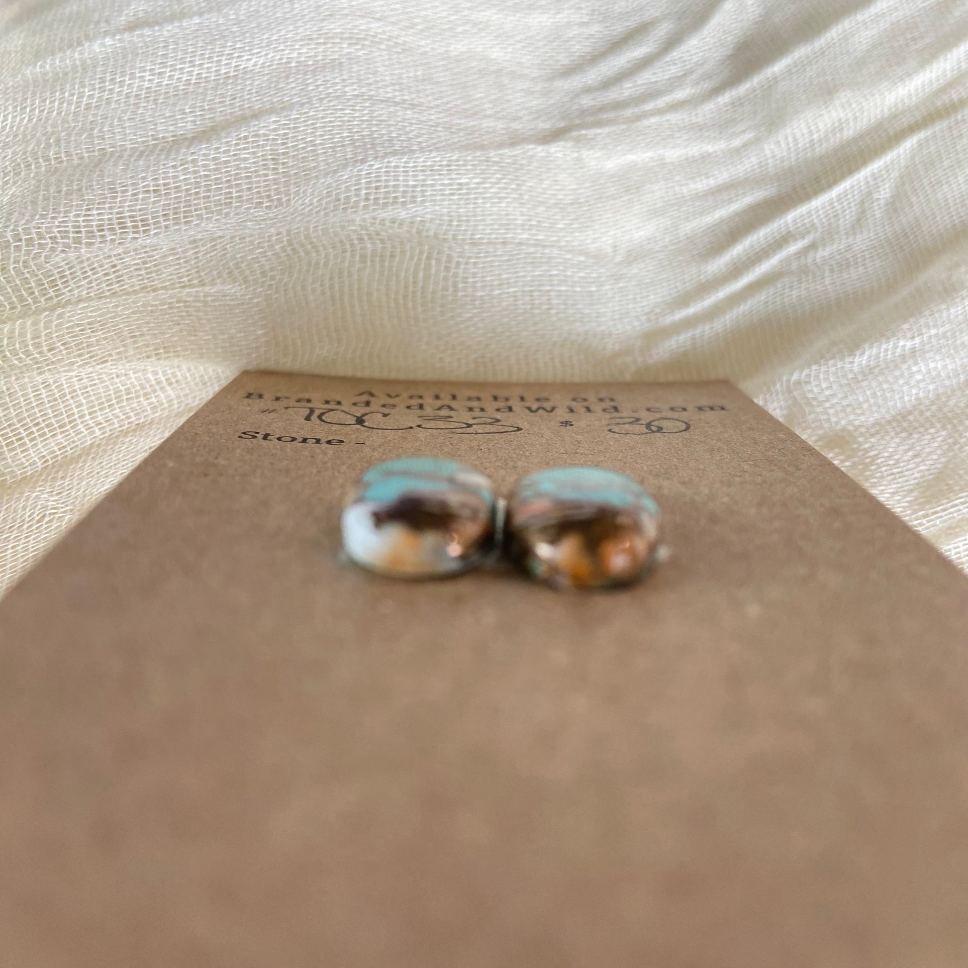 Turquoise, Oyster Shell, Copper Cabochon - TOC33 AD10AE2D-462A-454E-BB81-B2ED6329BA9A Brandedandwild.com