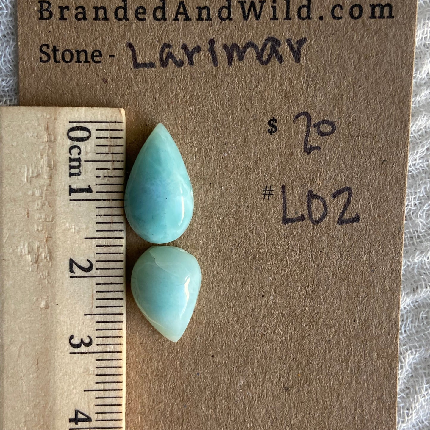 Larimar Cabochon - L02