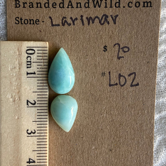 Larimar Cabochon - L02