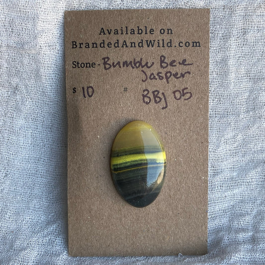 Bumblebee Jasper Cabochon - BBJ05