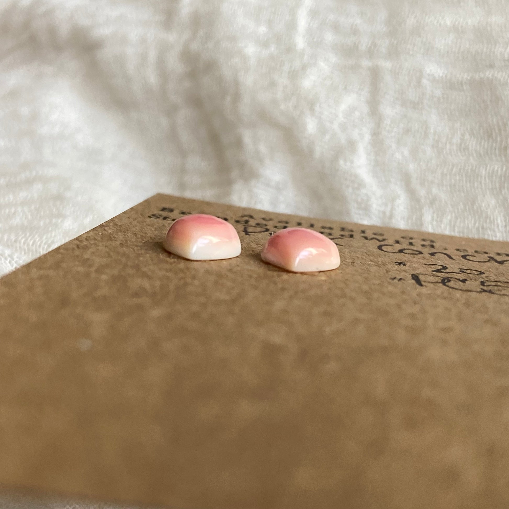 Pink Conch Cabochon - PC56 AD6E03F0-59B4-4BC2-A8B4-4C53E9902A21 Brandedandwild.com