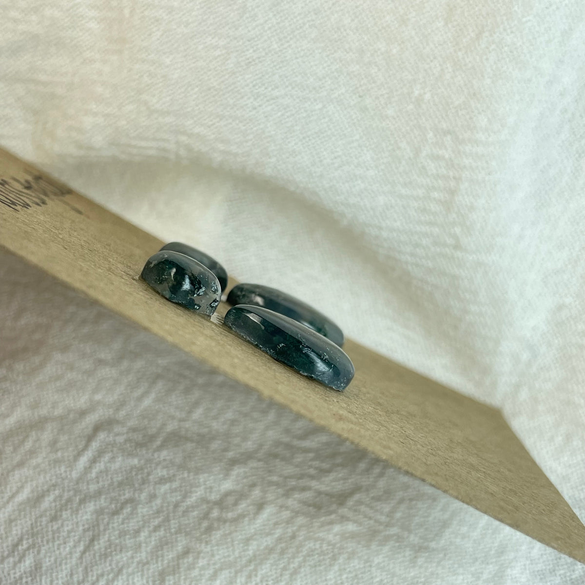 Moss Agate Cabochon - MA16 AD7621D8-9FAA-4D7B-A3A1-2575D59A5F95 Brandedandwild.com
