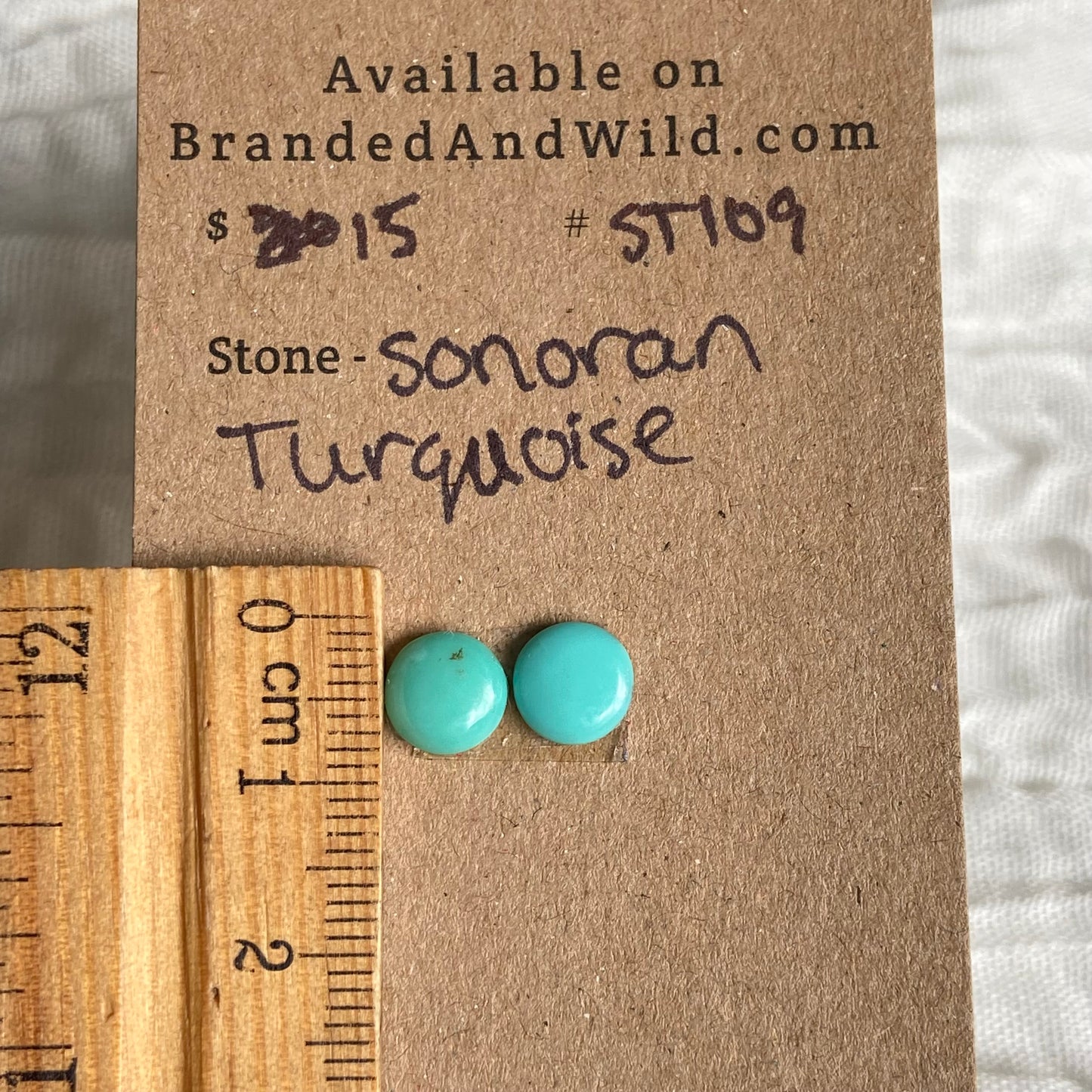 Sonoran Turquoise Cabochon - ST109 ADC198A3-9885-4906-A3C3-4EC62BB152AA Brandedandwild.com