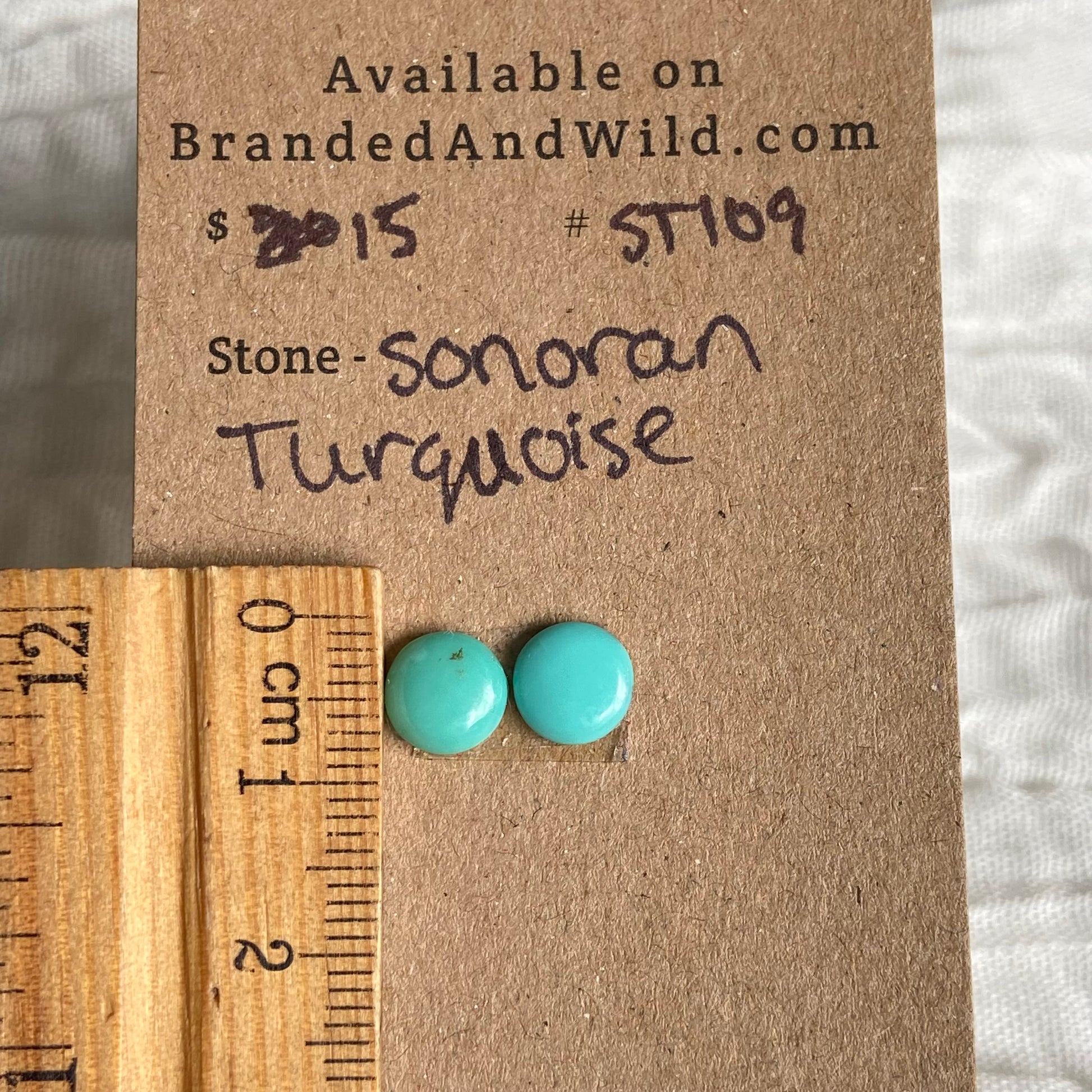 Sonoran Turquoise Cabochon - ST109 ADC198A3-9885-4906-A3C3-4EC62BB152AA Brandedandwild.com