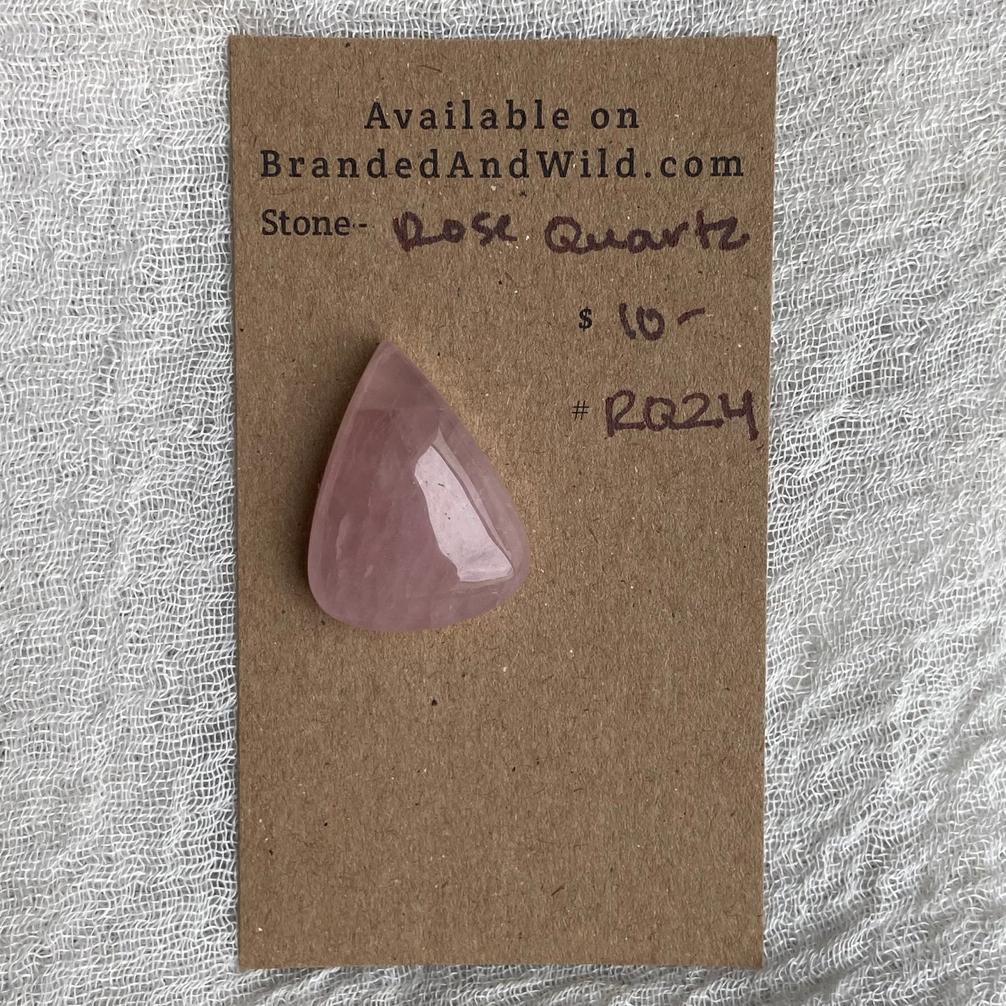 Rose Quartz Cabochon - RQ24