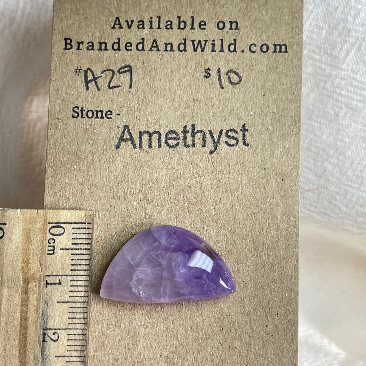 Amethyst Cabochon - A29 AE297D57-4278-4B23-ADD9-A0FDEDC76D12 Brandedandwild.com