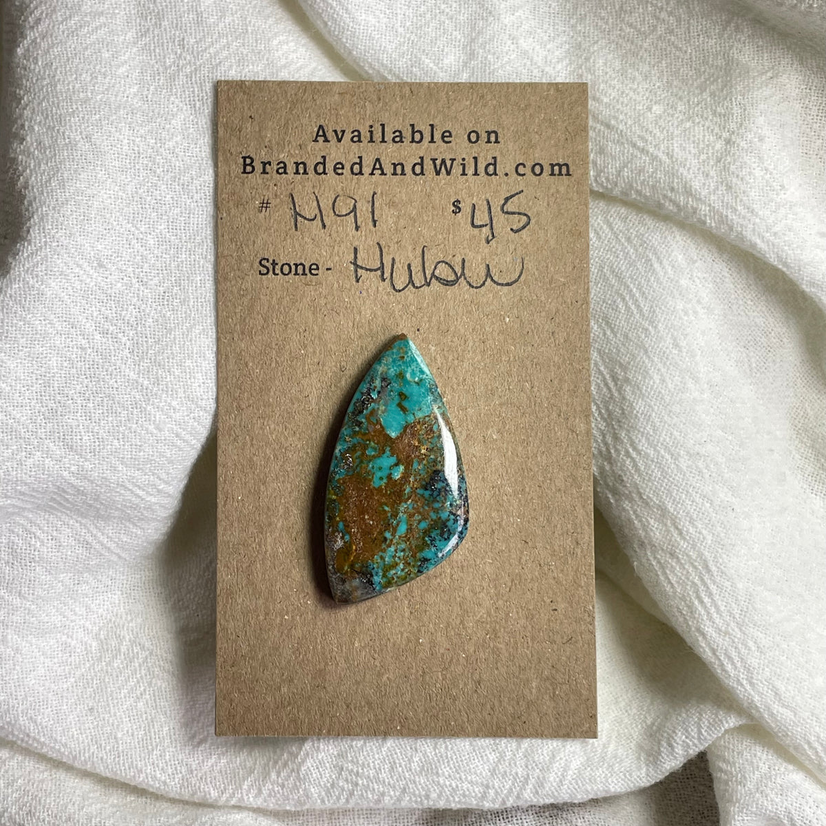 Hubei Turquoise Cabochon - H91 AE2CD449-632A-401E-9F35-C06AA5ADAFAC Brandedandwild.com