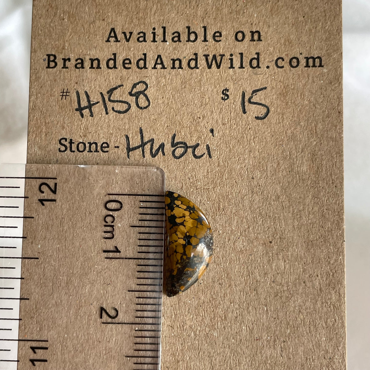 Hubei Turquoise Cabochon - H158 AE30753E-FABB-4A67-8898-CF48ED752FE1 Brandedandwild.com