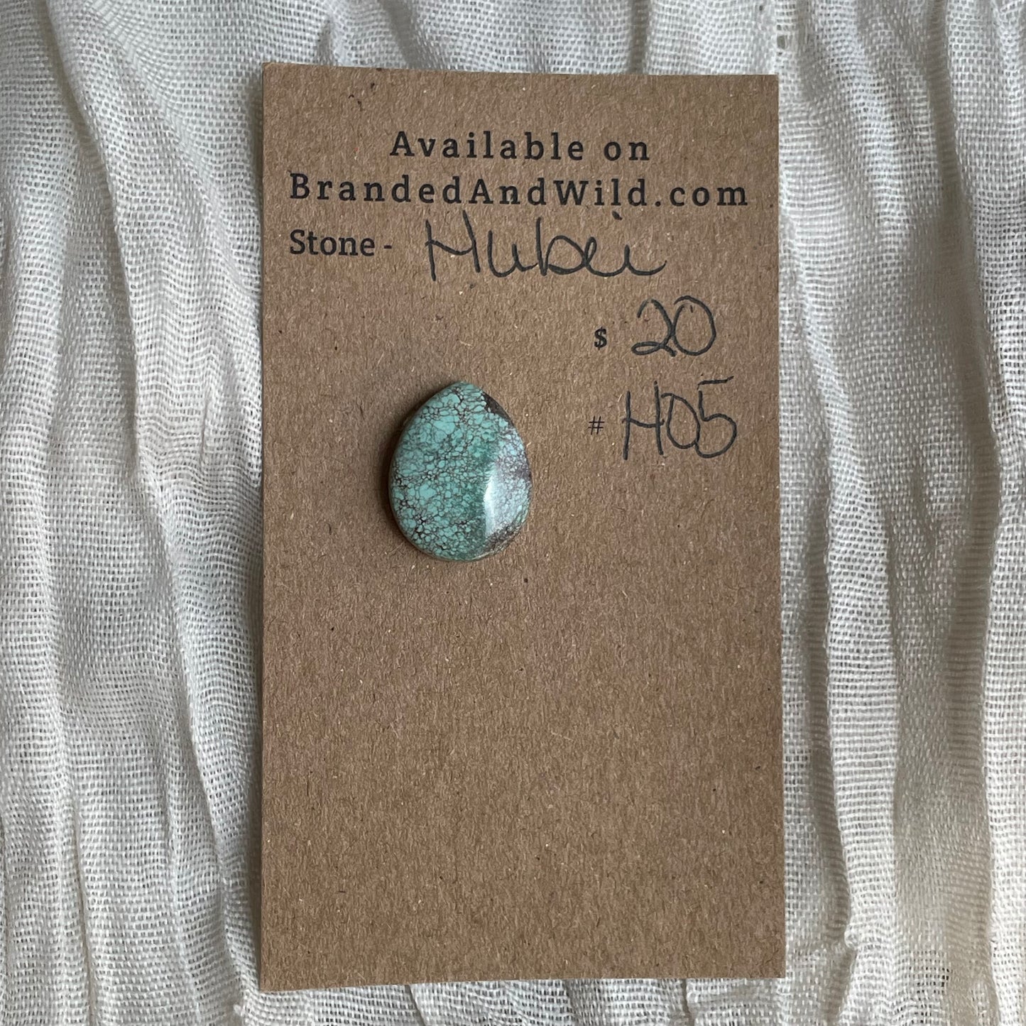 Hubei Turquoise Cabochon - H105 AE3F81BB-2F4D-47F3-8758-28A2CE88C11B Brandedandwild.com