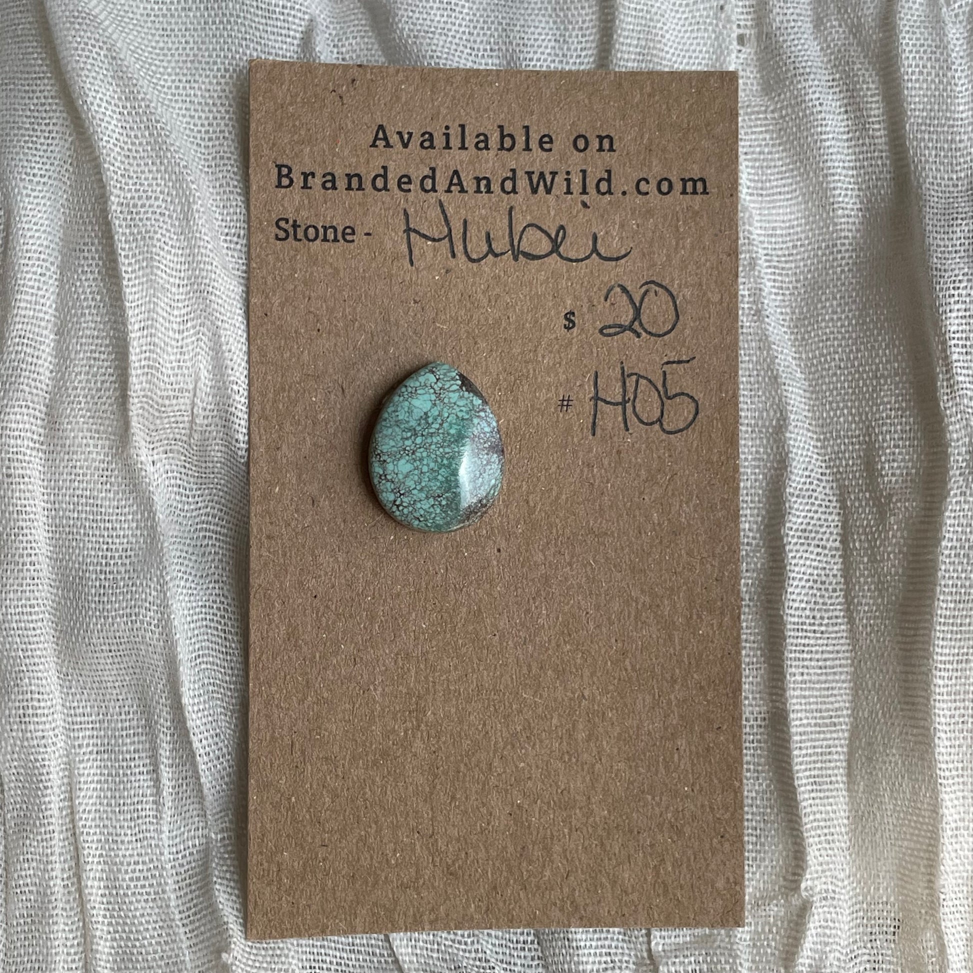 Hubei Turquoise Cabochon - H105 AE3F81BB-2F4D-47F3-8758-28A2CE88C11B Brandedandwild.com