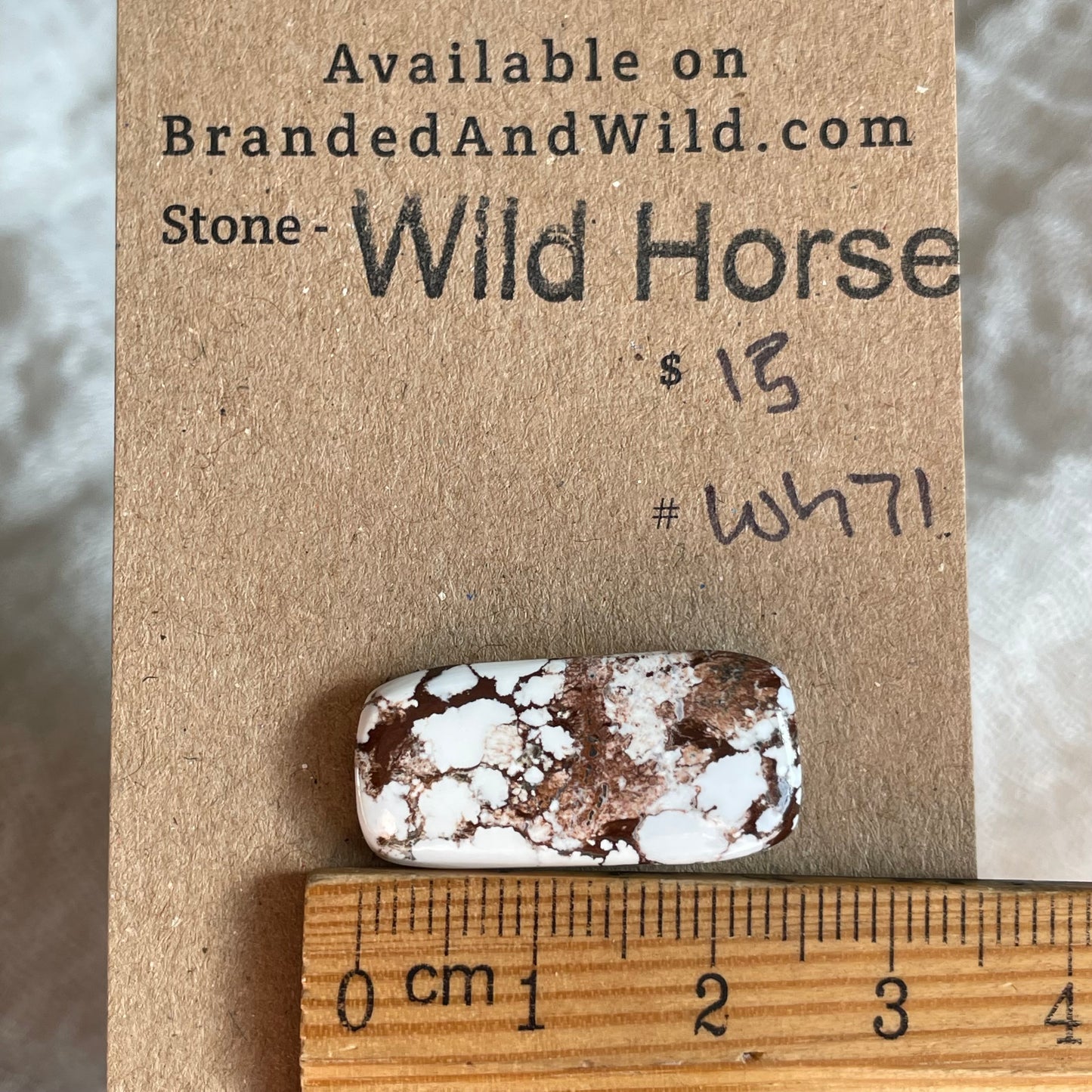 Wild Horse Cabochon - WH71 AE51C0E4-1603-4755-86AE-12BB15D210D1 Brandedandwild.com