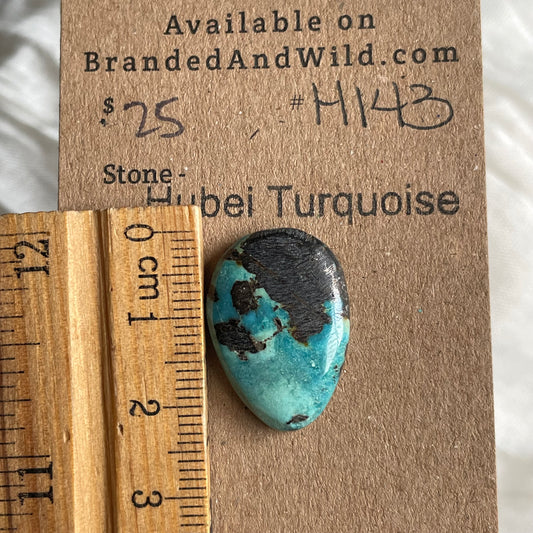 Hubei Turquoise Cabochon - H143 AE7C5E6A-95BA-458A-9D74-45E324756848 Brandedandwild.com