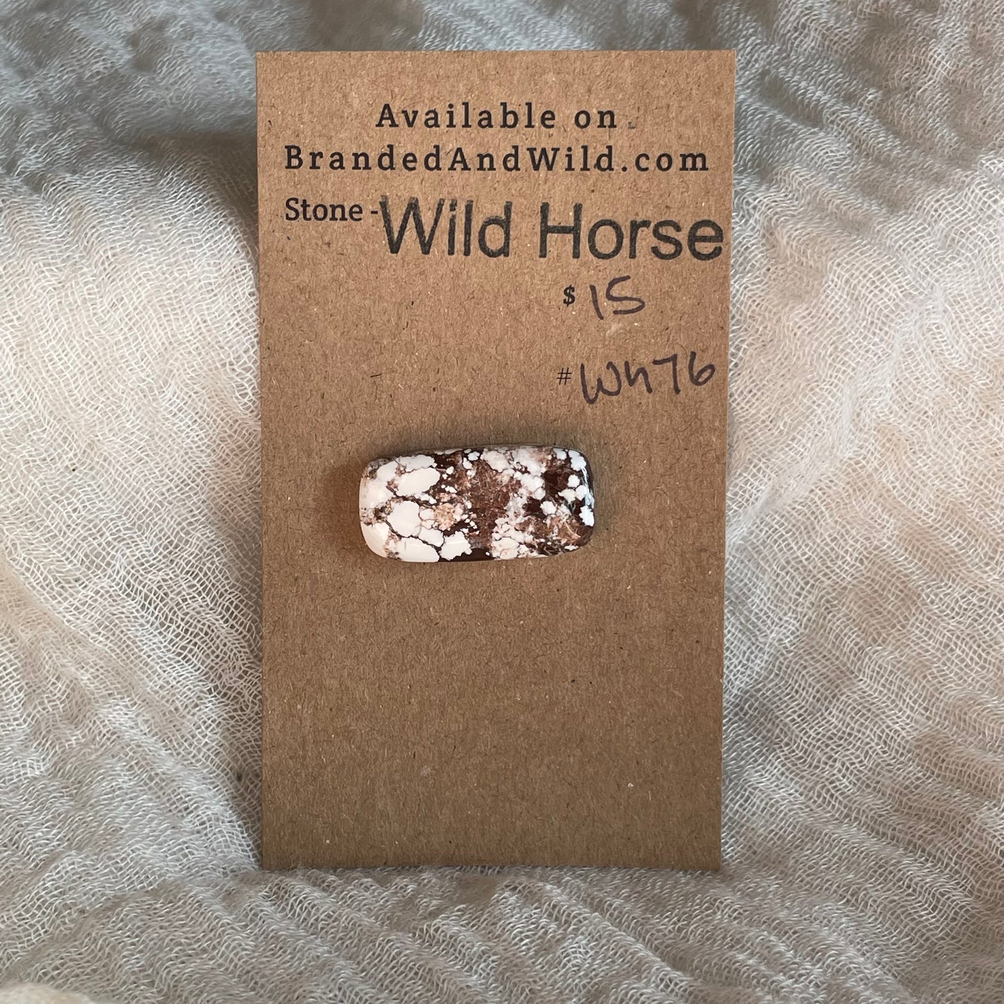 Wild Horse Cabochon - WH76 AE97E64B-8F9B-4F50-99DF-04D52BF23889 Brandedandwild.com