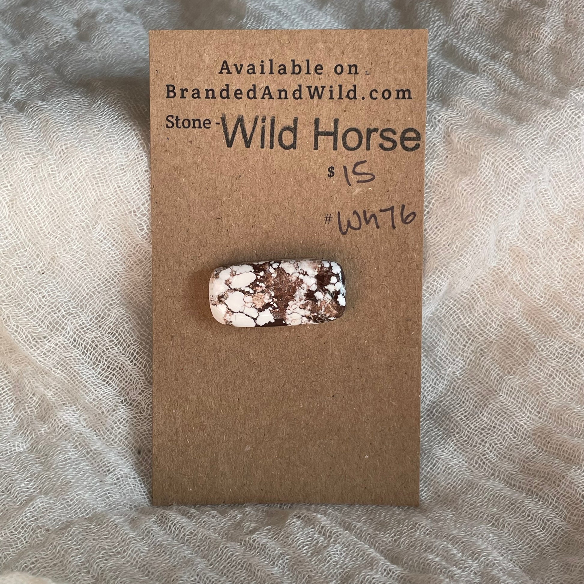 Wild Horse Cabochon - WH76 AE97E64B-8F9B-4F50-99DF-04D52BF23889 Brandedandwild.com