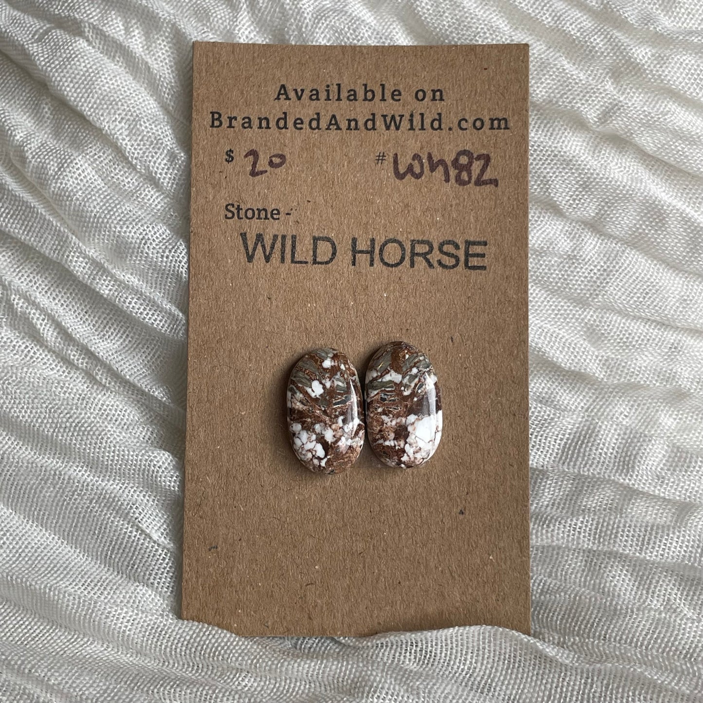 Wild Horse Cabochon - WH82 AEAA8553-0A01-4E3C-97B2-81AF7F45D65B Brandedandwild.com