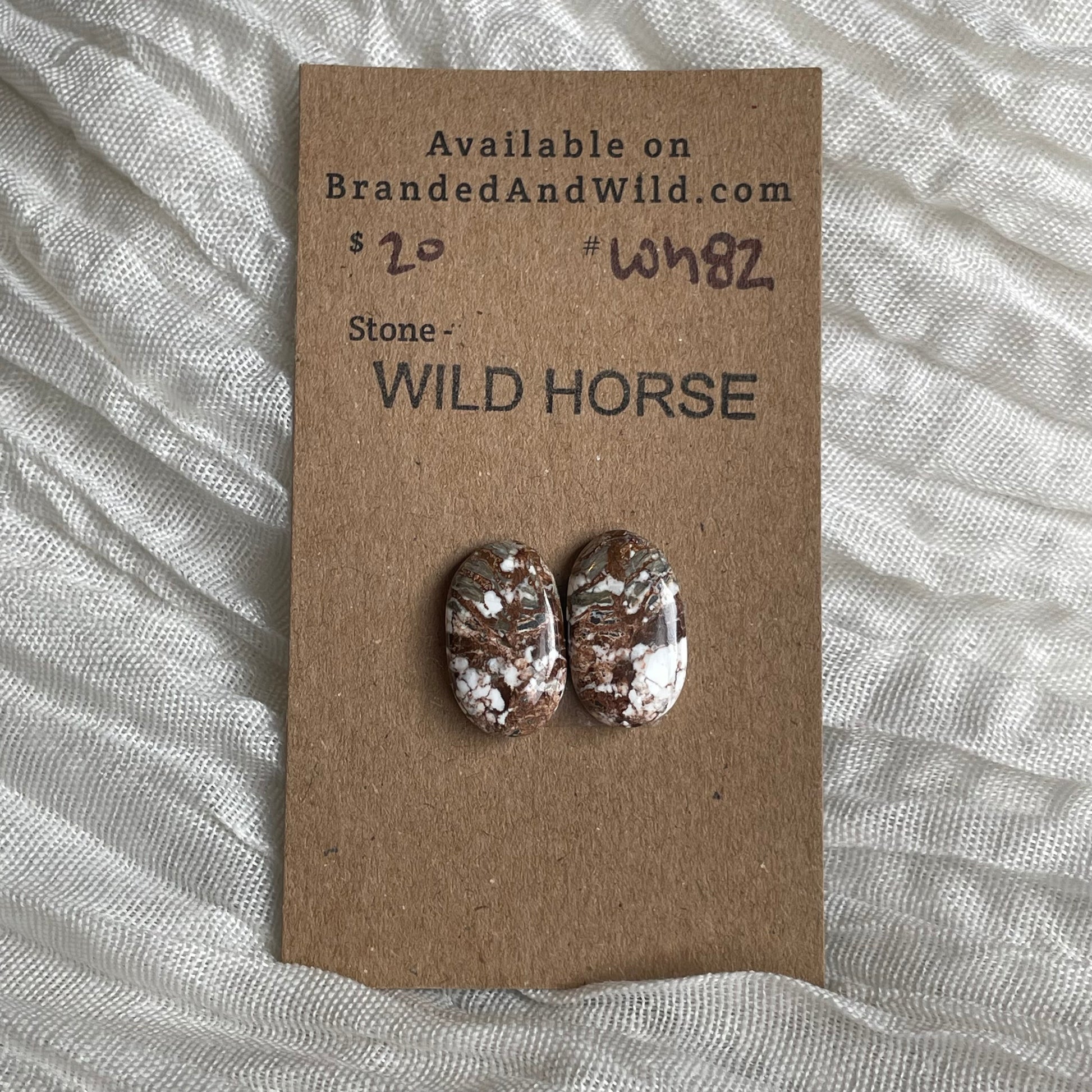 Wild Horse Cabochon - WH82 AEAA8553-0A01-4E3C-97B2-81AF7F45D65B Brandedandwild.com