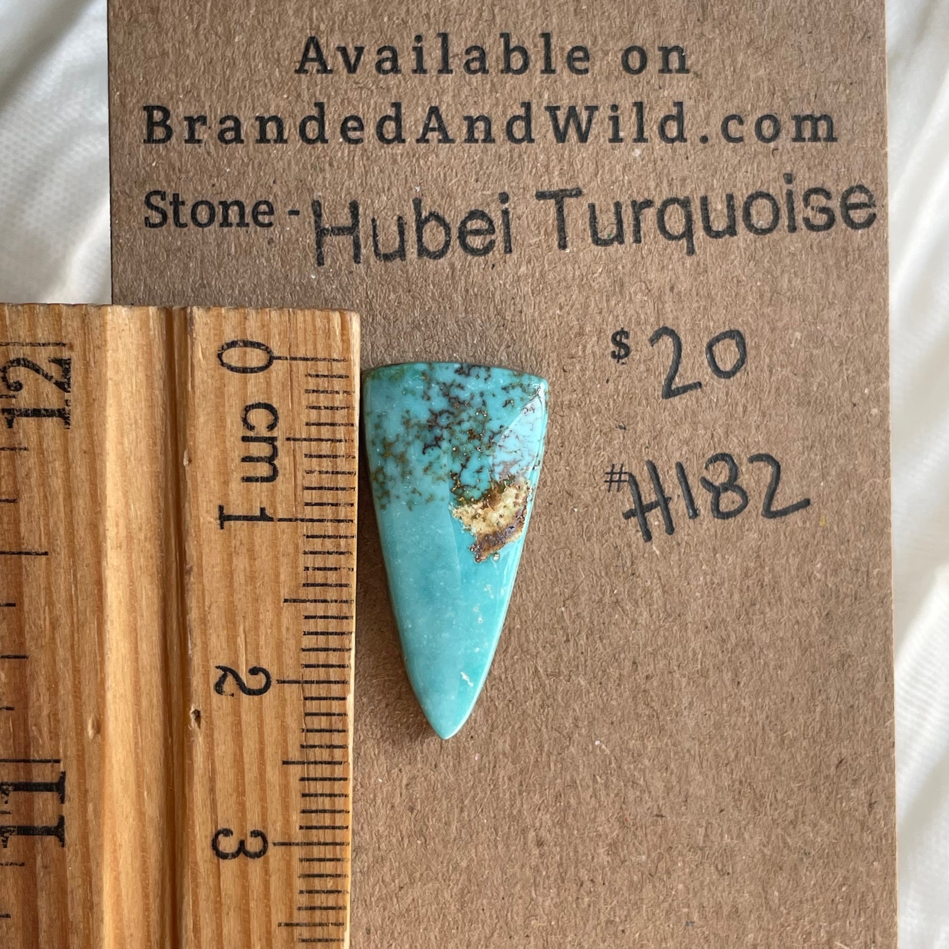 Hubei Turquoise Cabochon - H182 AEB25F46-FA6D-4D42-B843-6B50EA6BDE9F Brandedandwild.com