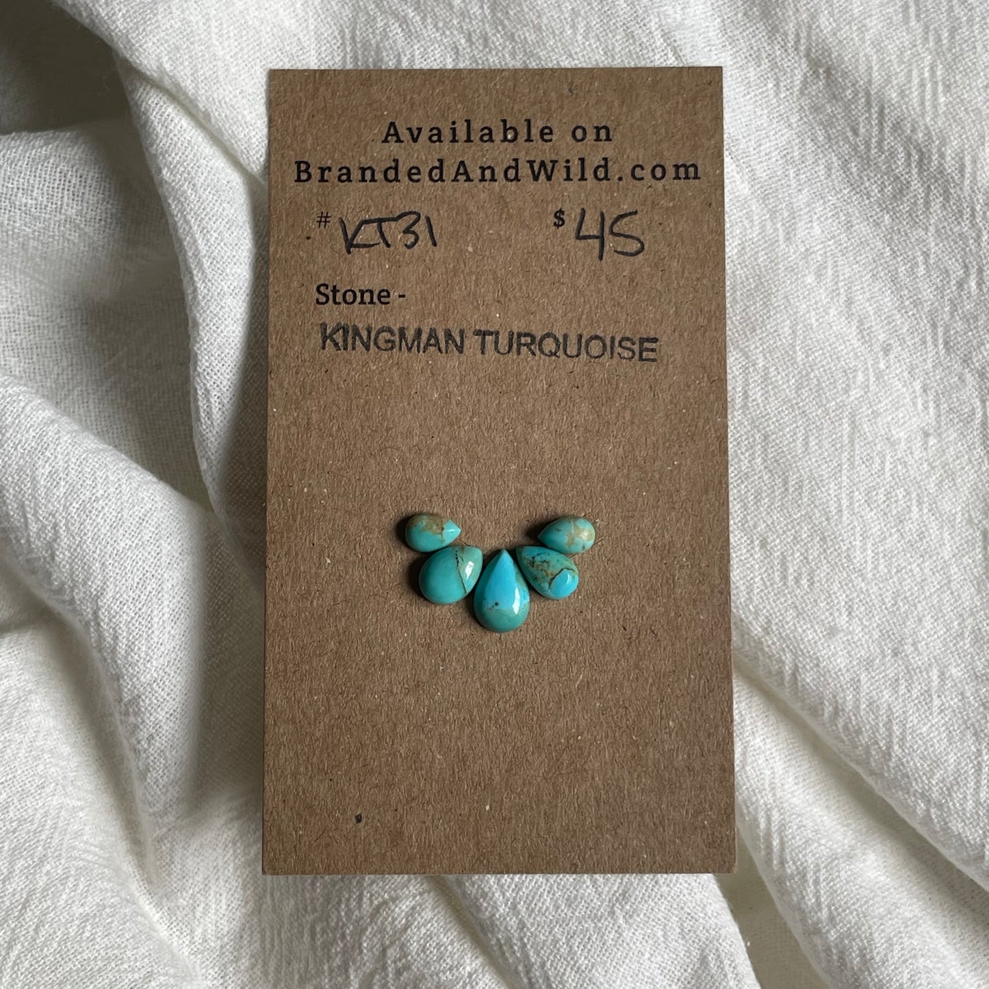 Kingman Turquoise Cabochon - KT31
