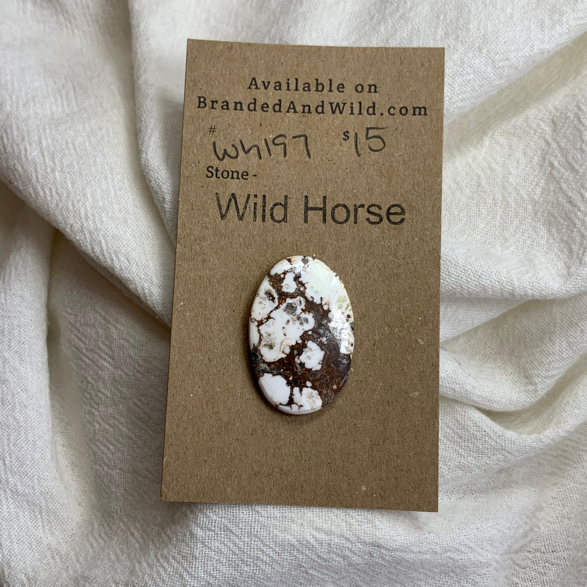 Wild Horse Cabochon - WH197 AEB498F3-DDFD-4EFF-9B69-7BC61E99D227 Brandedandwild.com