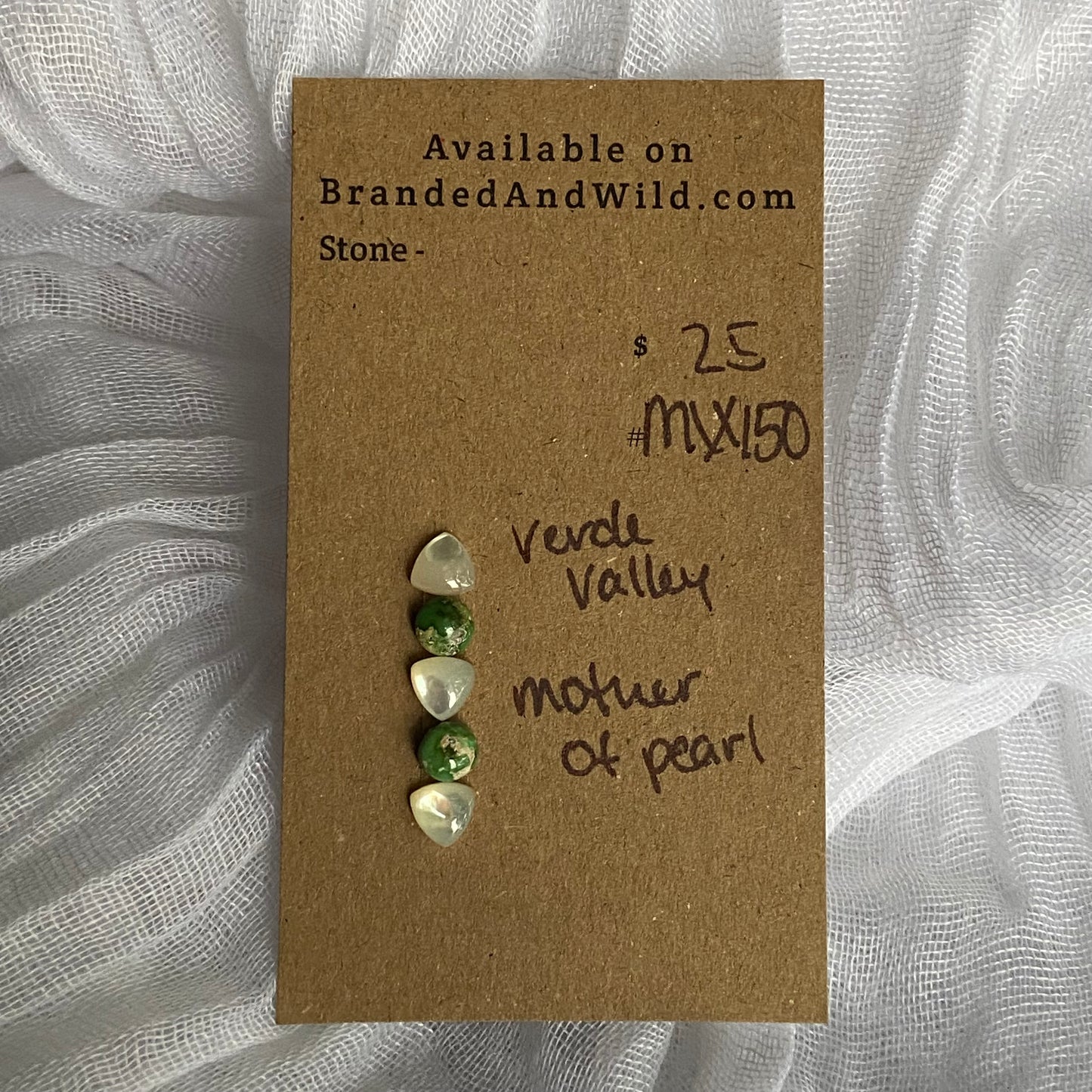 Mother of Pearl / Verde Valley Cabochon - MIX150