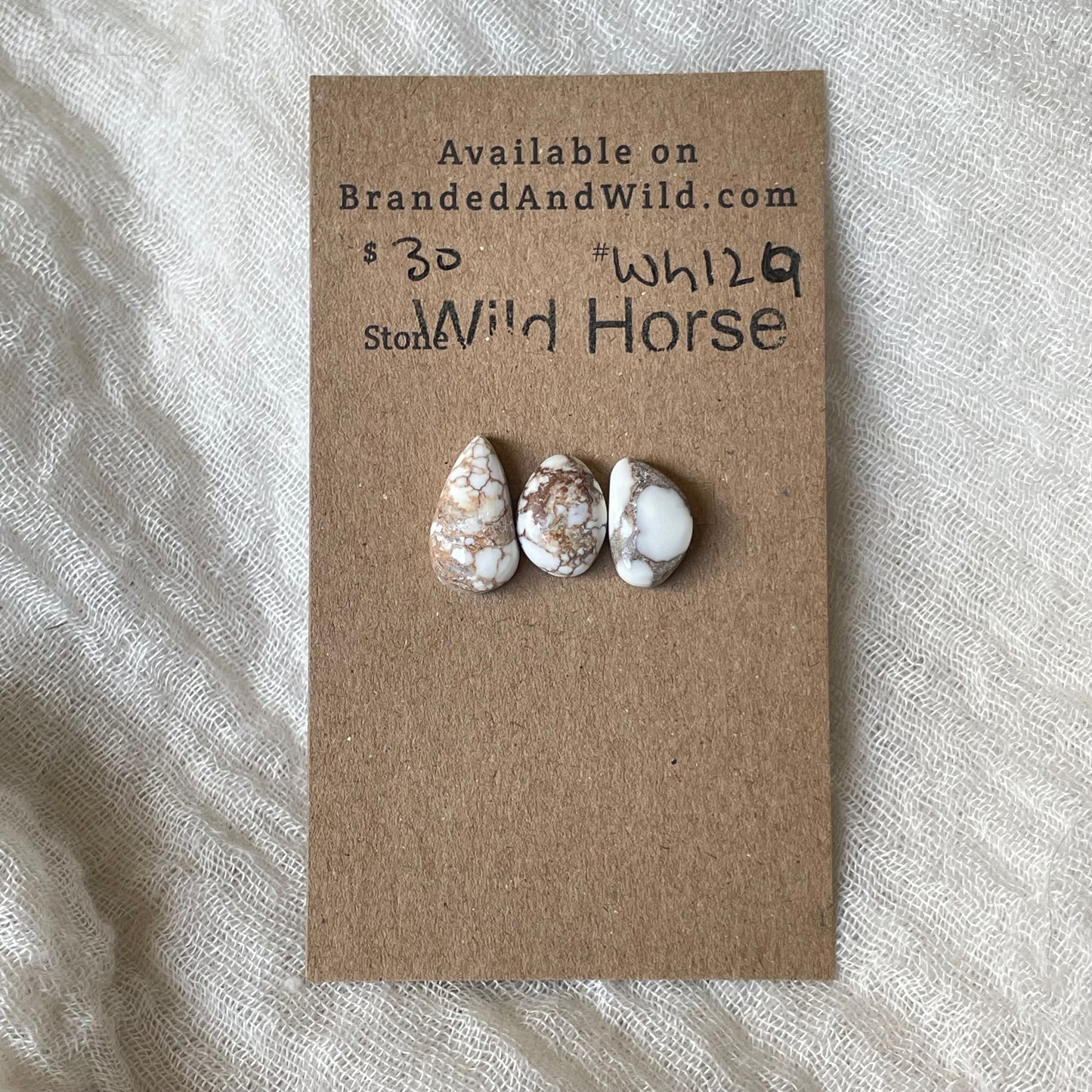 Wild Horse Cabochon - WH129 AEF385FF-E2BE-4680-88D0-636FFA1D36EE Brandedandwild.com