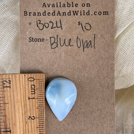 Blue Opal Cabochon - B024 AEFE21D3-AB8B-431F-A7FD-E1BC46EEA49B Brandedandwild.com