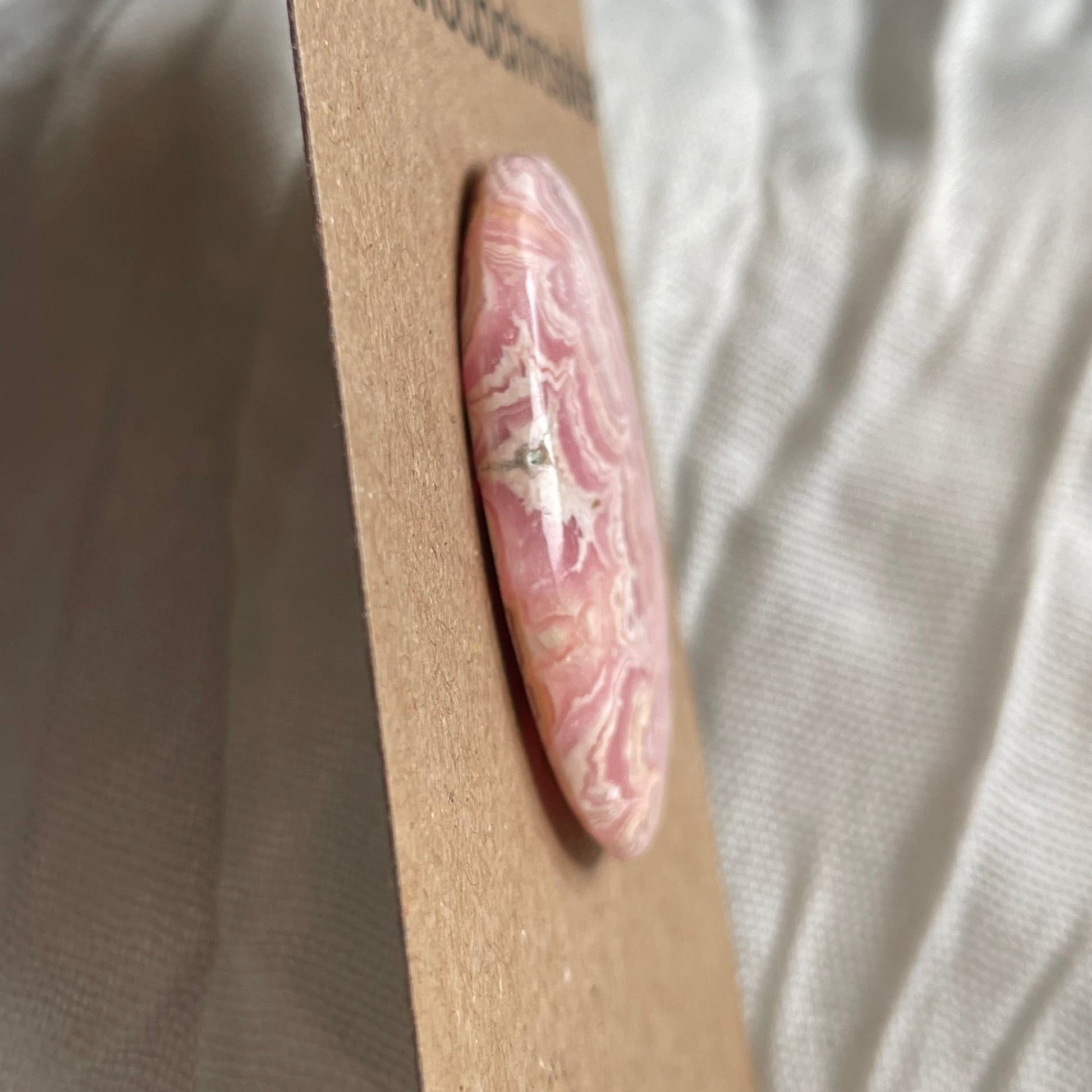 Rhodochrosite Cabochon - R19 AF179FAB-C16B-47F2-8DE3-63618C999AC0 Brandedandwild.com