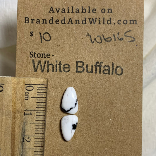 White Buffalo Cabochon - WB165 AF214121-43D5-4B84-8D8C-7D2BF327A71A Brandedandwild.com
