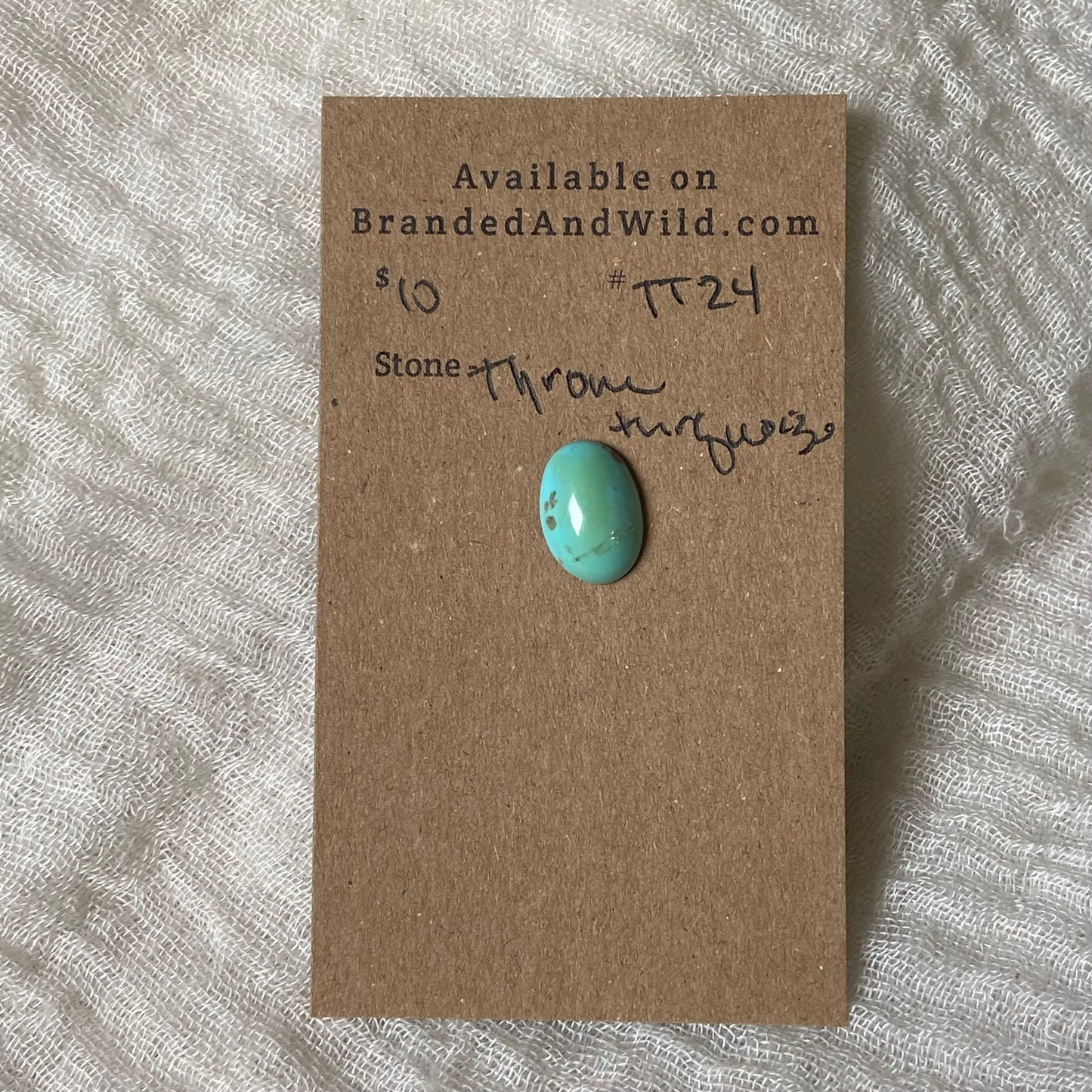 Tyrone Turquoise Cabochon - TT24 AF3BF1BE-AB7B-4C3A-8957-0025DF8D739D Brandedandwild.com