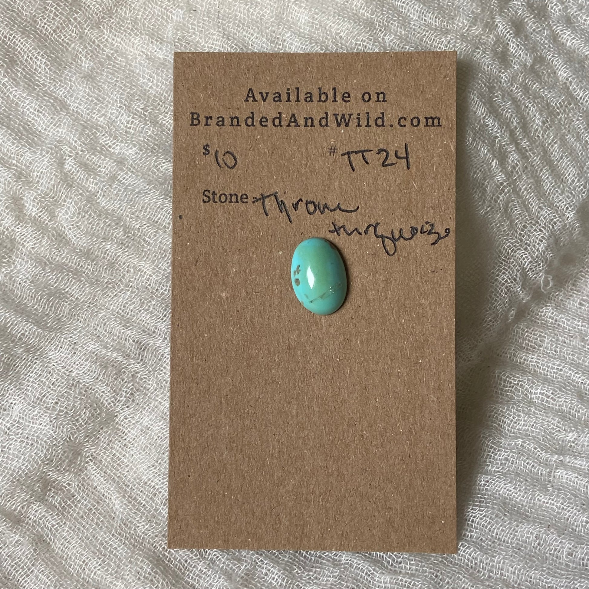 Tyrone Turquoise Cabochon - TT24 AF3BF1BE-AB7B-4C3A-8957-0025DF8D739D Brandedandwild.com