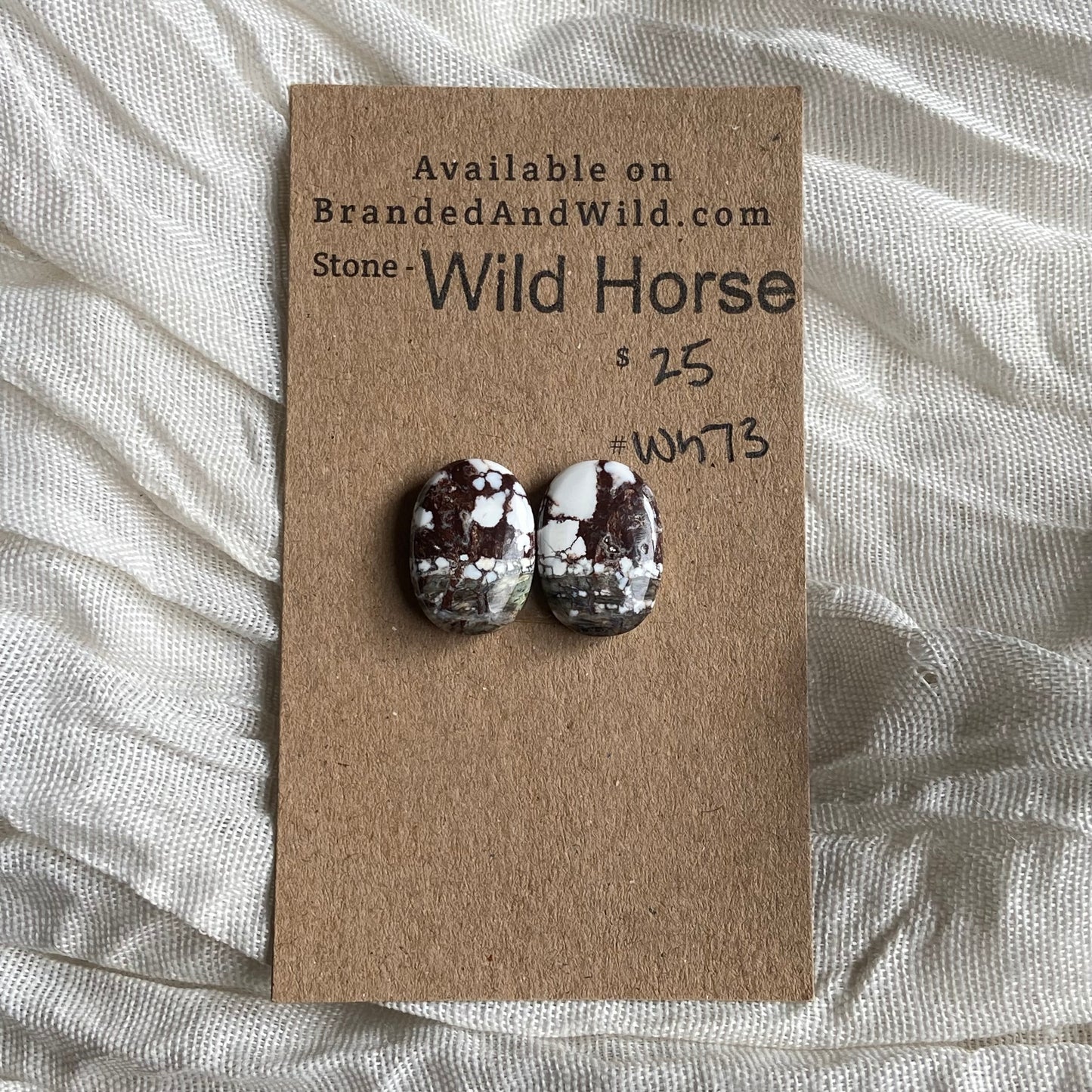 Wild Horse Cabochon - WH73 AF49EA33-908A-4A4F-9510-CE63F11F1562 Brandedandwild.com