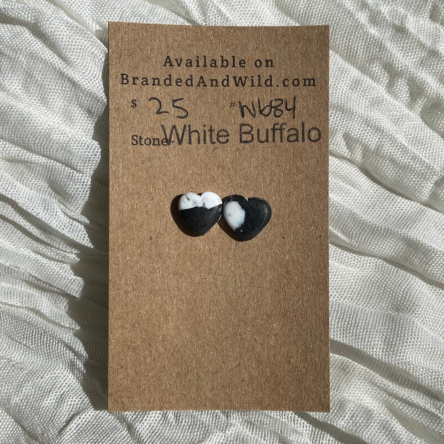 White Buffalo Cabochon - WB84 AF5B266D-29DC-4B53-9724-1CCFD57FC652 Brandedandwild.com