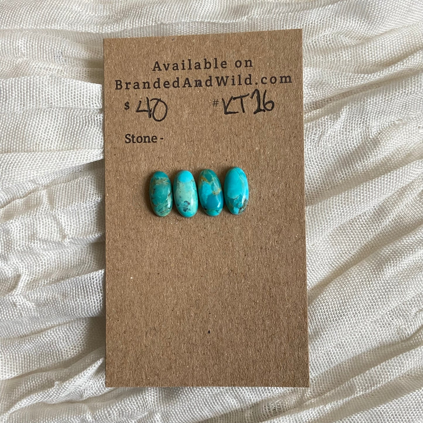 Kingman Turquoise Cabochon - KT26 AF5F173C-D8F2-4529-94EA-BF1F5C15587A Brandedandwild.com