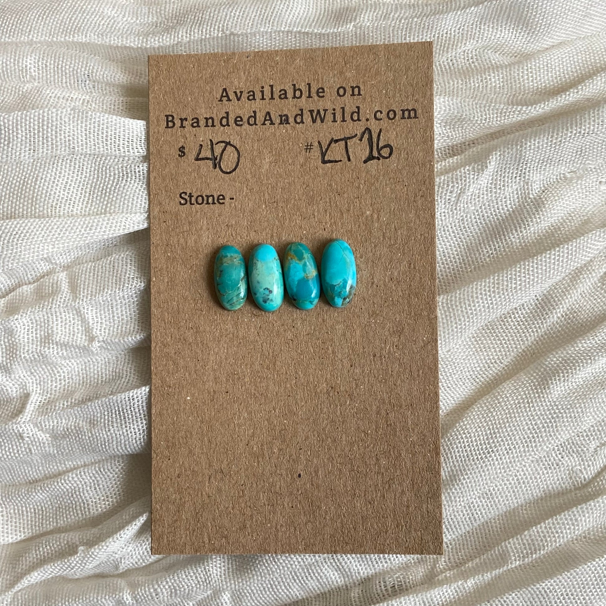 Kingman Turquoise Cabochon - KT26 AF5F173C-D8F2-4529-94EA-BF1F5C15587A Brandedandwild.com